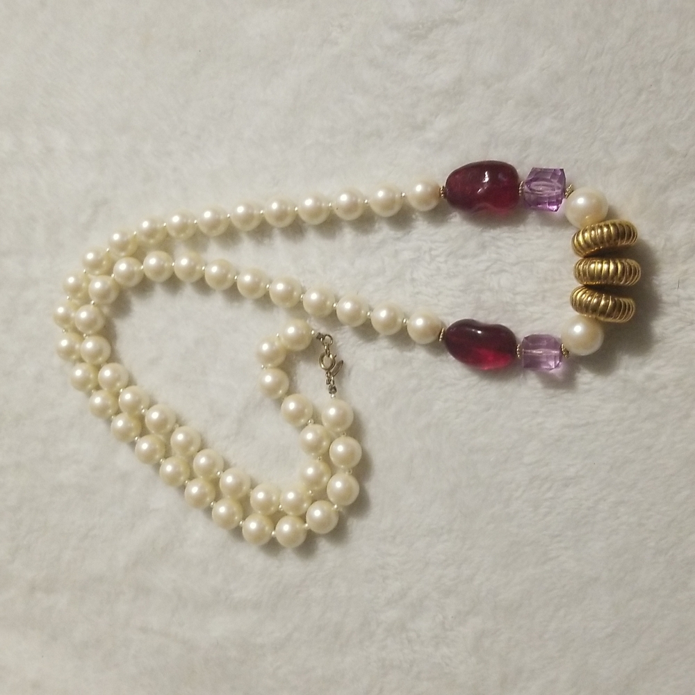 Vintage Long Cadoro Fashion Necklace